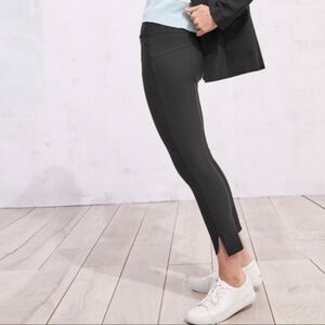 Athleta Stellar Tight Womens S Black Urban Pull On Commuter Stretch Ankle Size M